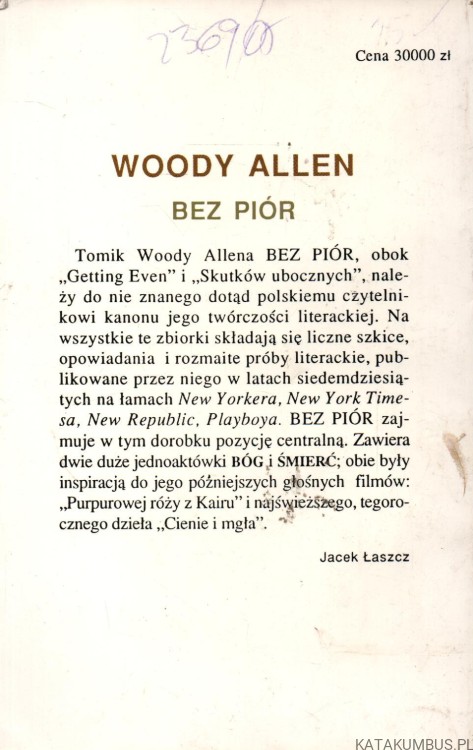 Bez piór. WOODY ALLEN