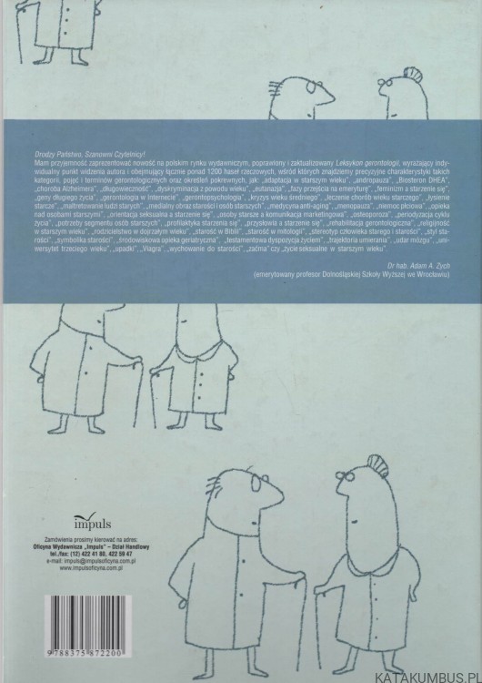 Leksykon gerontologii. ADAM A. ZYCH