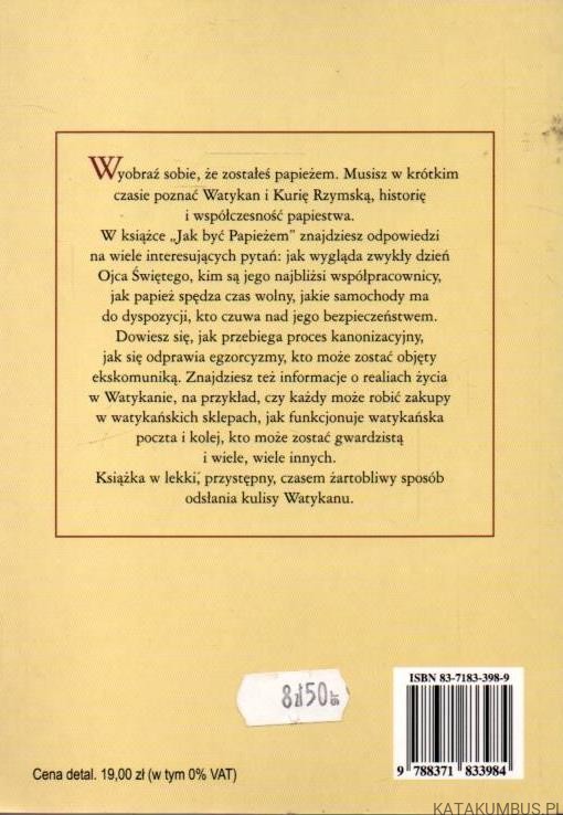 Jak być Papieżem. PIERS MARCHANT