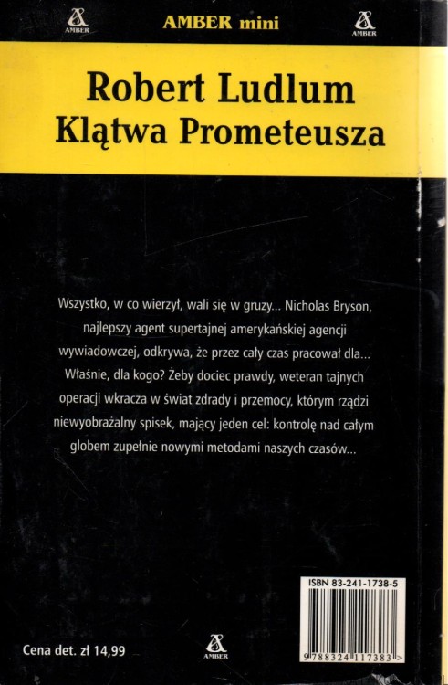 Klątwa Prometeusza. ROBERT LUDLUM