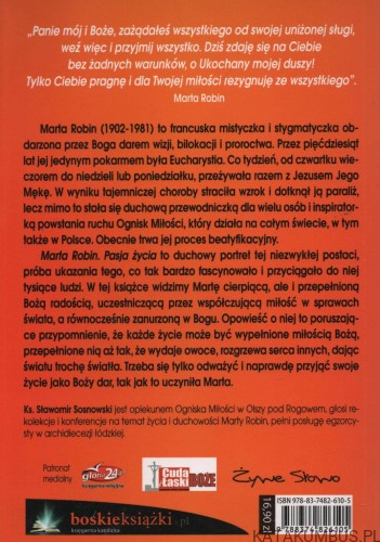 Marta Robin. Ks. SŁAWOMIR SOSNOWSKI