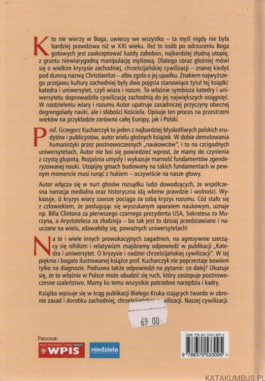 Katedra i uniwersytet. GRZEGORZ KUCHARCZYK