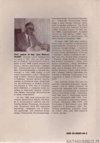 Psychologia wychowawcza i społeczna. LEON NIEBRZYDOWSKI