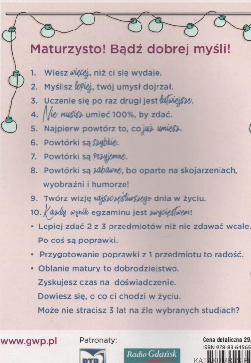 Egzaminy bez spiny. ELŻBIETA ZUBRZYCKA