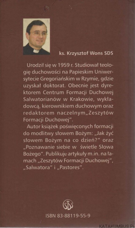 Grzech i przebaczenie w świetle słowa Bożego. KRZYSZTOF WONS SDS