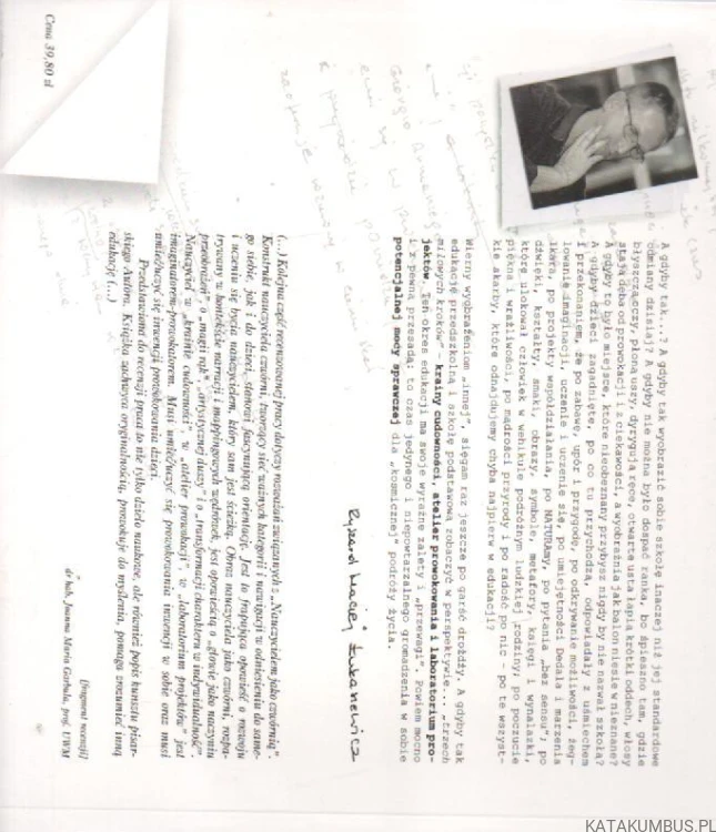 Inna edukacja. Biografia drogi. RYSZARD MACIEJ ŁUKASZEWICZ