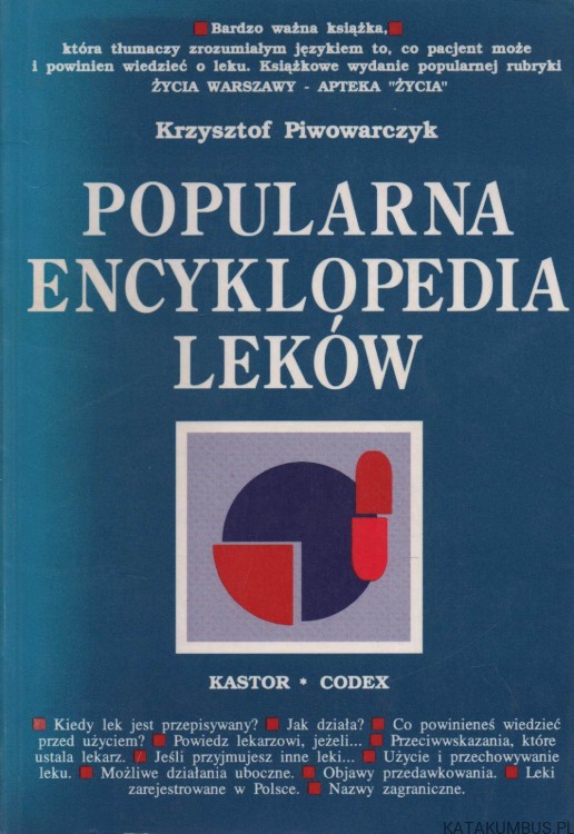 Popularna Encyklopedia Leków. KRZYSZTOF PIWOWARCZYK