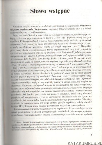 Wspólnota miejscem radości i przebaczenia. JEAN VANIER