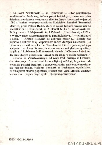 Kochani moi! Świętokrzyskie kazanie radiowe. KS. JÓZEF ZAWITKOWSKI