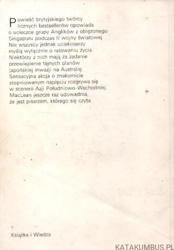 Na południe od Jawy. ALISTAIR MACLEAN