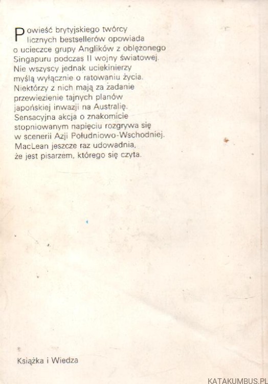 Na południe od Jawy. ALISTAIR MACLEAN