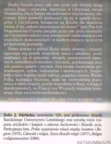 Otworzyć serce. Apostolstwo Matki Urszuli Ledóchowskiej. ZOFIA ZDYBICKA.