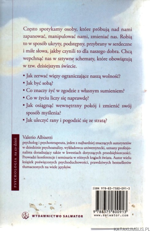 Odrzucić schematy - odważnie żyć. VALERIO ALBISETTI
