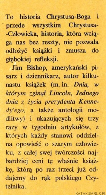 Dzień, w którym umarł Chrystus. JIM BISHOP