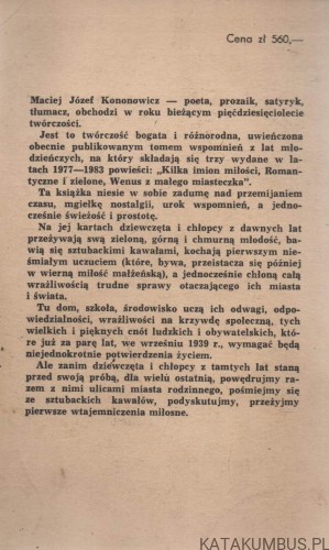 Od strony serca. MACIEJ JÓZEF KONONOWICZ