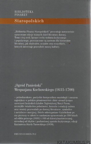 Ogród Panieński. WESPAZJAN KOCHOWSKI