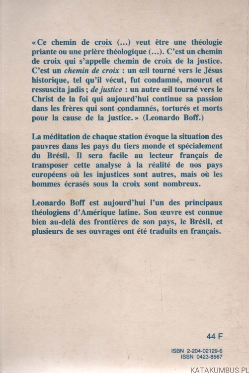 Chemin de croix de la justice. LEONARDO BOFF