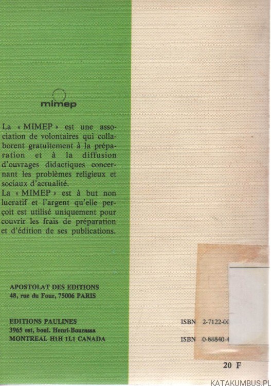 L'Eglise des origines dans les Actes des Apotres et dans leurs ecrits. HENRI GALBIATI