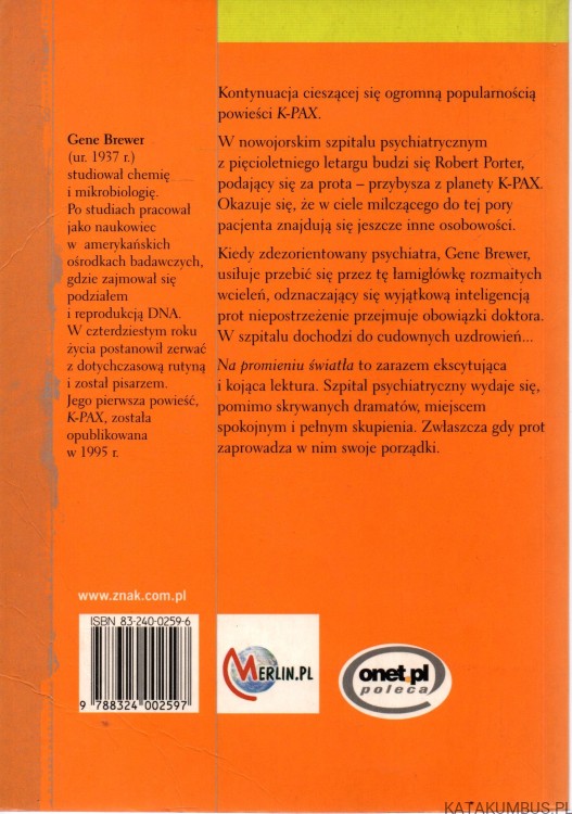 Na promieniu światła. GENE BREWER