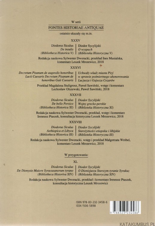 Czyny i powiedzenia godne pamięci w dziewięciu księgach. WALERIUSZ MAKSYMUS