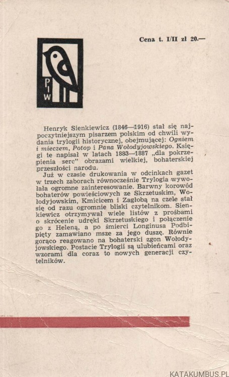 Ogniem i mieczem. T. I. HENRYK SIENKIEWICZ