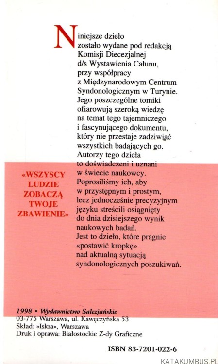 Całun pod mikroskopem. Analiza medyczno-sądowa. PIERLUIGI BAIMA BOLLONE, STEFANO ZACA