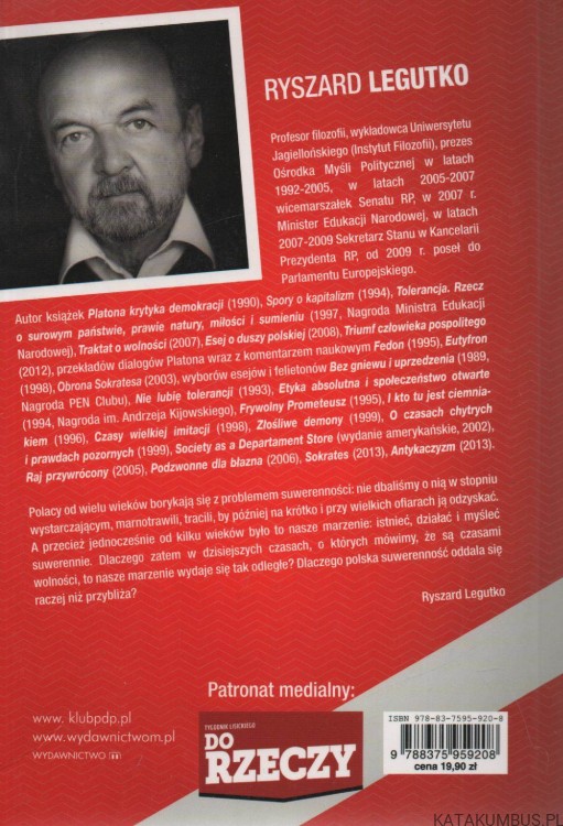 Przeciw naprawie Rzeczypospolitej. RYSZARD LEGUTKO