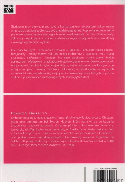 Warsztat pisarski badacza. HOWARD S. BECKER