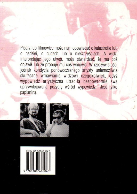 Kino i coś więcej. Szkice o ponowoczesnych filmach amerykańskich i metafizycznych tęsknotach widzów. JERZY SZYŁAK