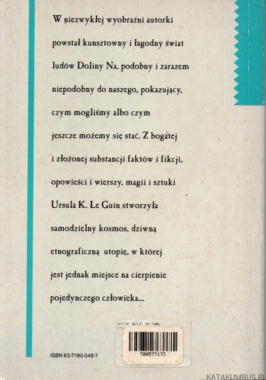 Wracać wciąż do domu. URSULA K. LE GUIN
