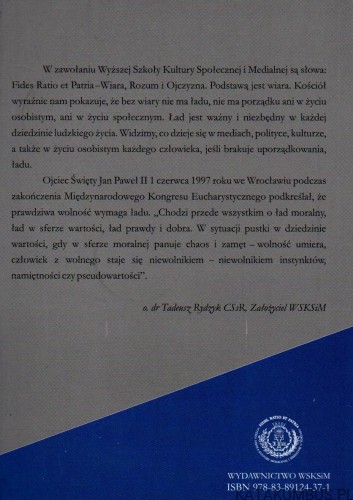 O ład w kulturze, w mediach, w polityce. PRACA ZBIOROWA