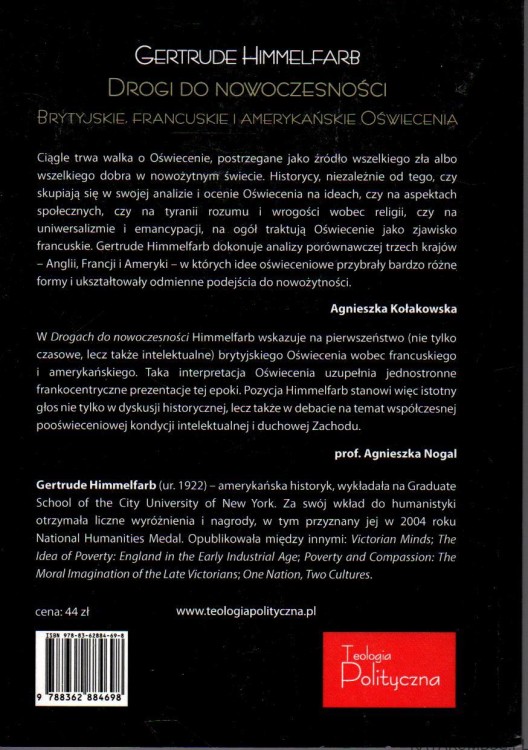 Drogi do nowoczesności. GERTRUDE HIMMELFARB