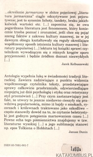 Antologia jarmarcznego romansu rycerskiego. JOLANTA ŁUGOWSKA , TADEUSZ ŻABSKI