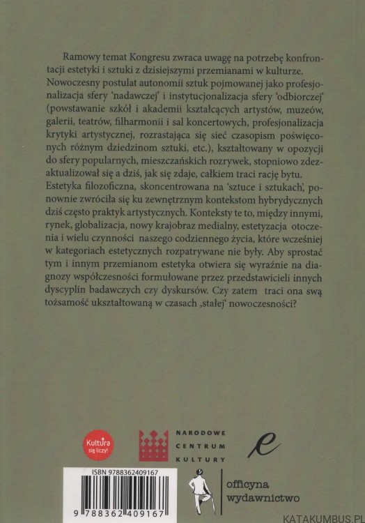 Konteksty sztuki. Konteksty estetyki. Tom II. PRACA ZBIOROWA