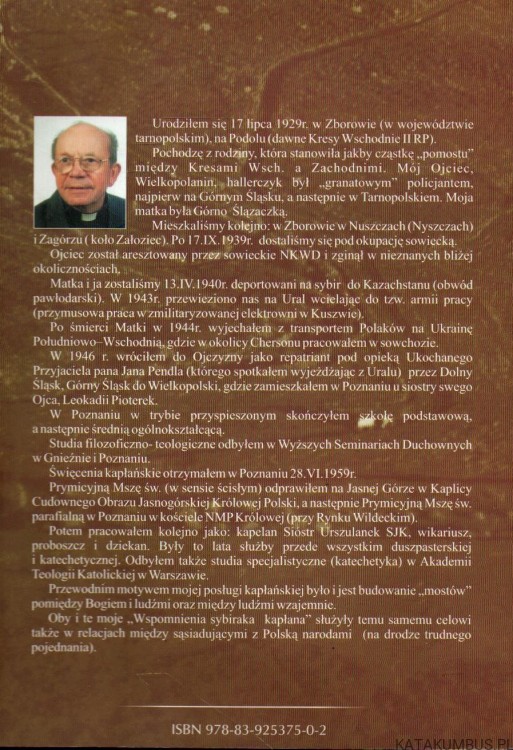 Przez Sybir do kapłaństwa. Wspomnienia sybiraka - kapłana. KS. ROMAN PIOTEREK