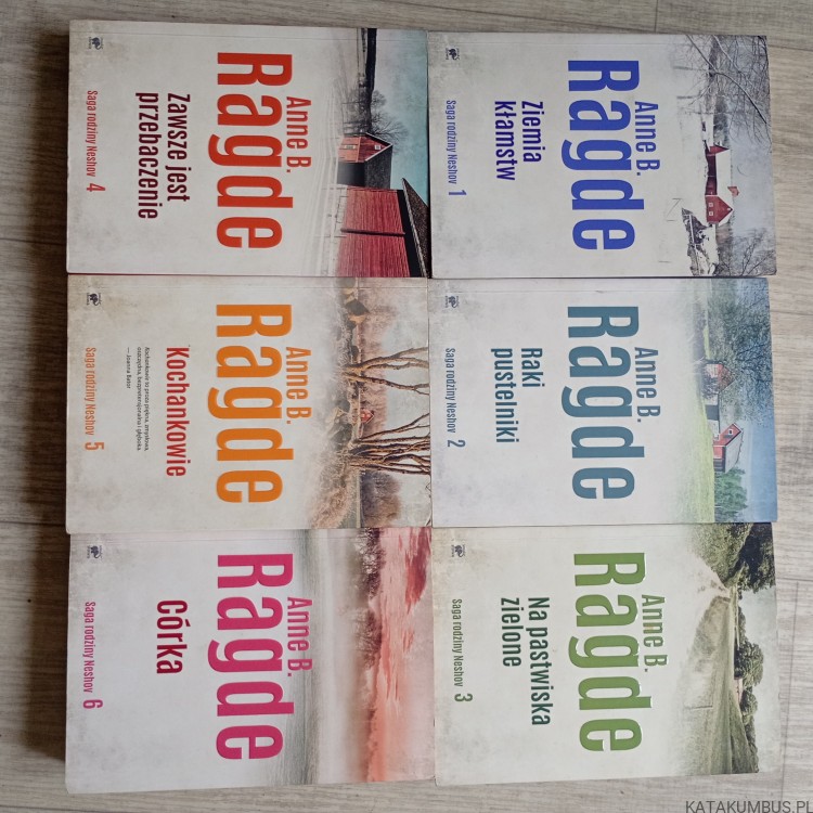 Saga rodziny Neshov. Tom 1-6. ANNE B. RAGDE