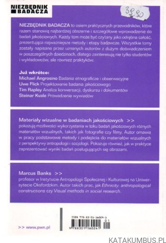 Materiały wizualne w badaniach jakościowych. MARCUS BANKS