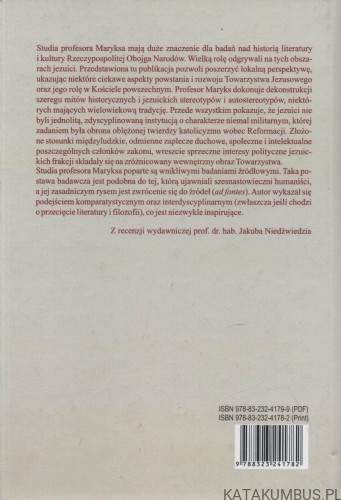 Jezuickie giętkie pióro. ROBERT ALEKSANDER MARYKS.