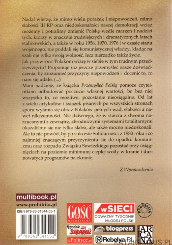 Przemyśleć Polskę. BARBARA FEDYSZAK-RADZIEJOWSKA
