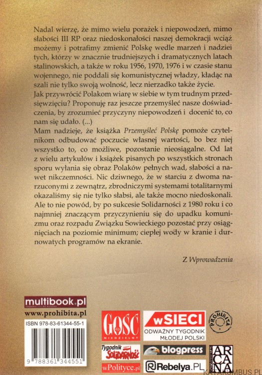 Przemyśleć Polskę. BARBARA FEDYSZAK-RADZIEJOWSKA