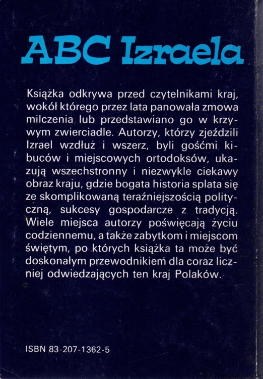 Szalom Izrael. BARBARA ORDYK, ZBIGNIEW SATAŁA