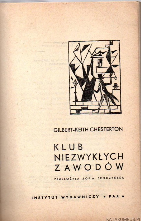 Klub niezwykłych zawodów. GILBERT K. CHESTERTON