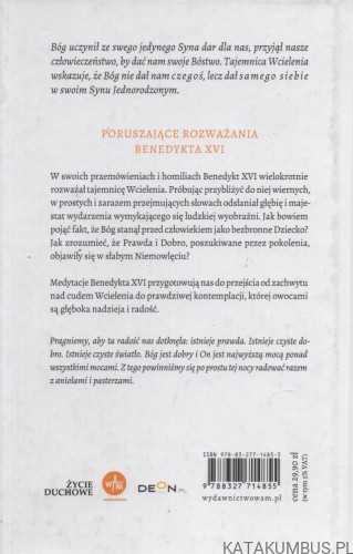 Tajemnica Wcielenia. BENEDYKT XVI