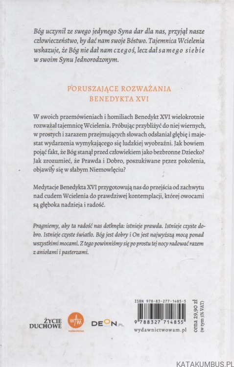 Tajemnica Wcielenia. BENEDYKT XVI