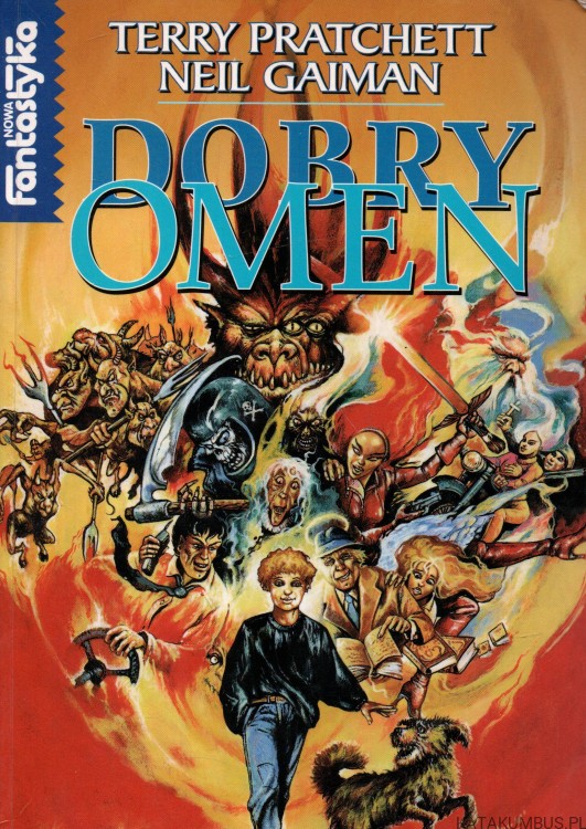 Dobry omen. TERRY PRATCHETT(AUTOGRAF AUTORA!!!)