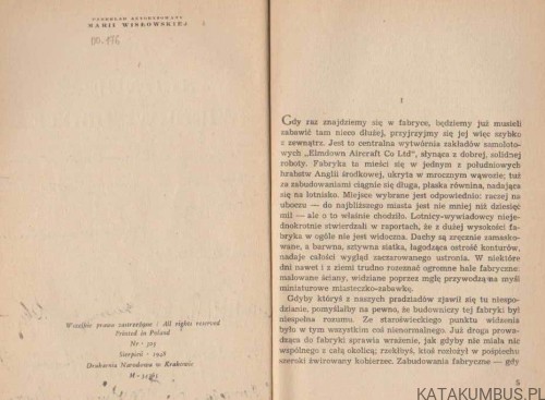 Słońce świeci w sobotę. J.B. PRIESTLEY 1948r.