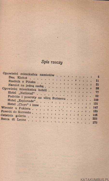 Opowieści mieszkańca namiotów. Powrót do Sorrento. ARTUR MIĘDZYRZECKI