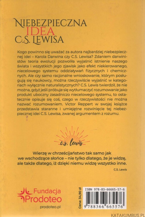 Niebezpieczna idea C.S. Lewisa. VICTOR REPPERT