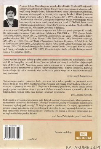 Kultura Naród Trwanie. Dzieje kultury polskiej od zarania do 1989 roku. MARIA BOGUCKA