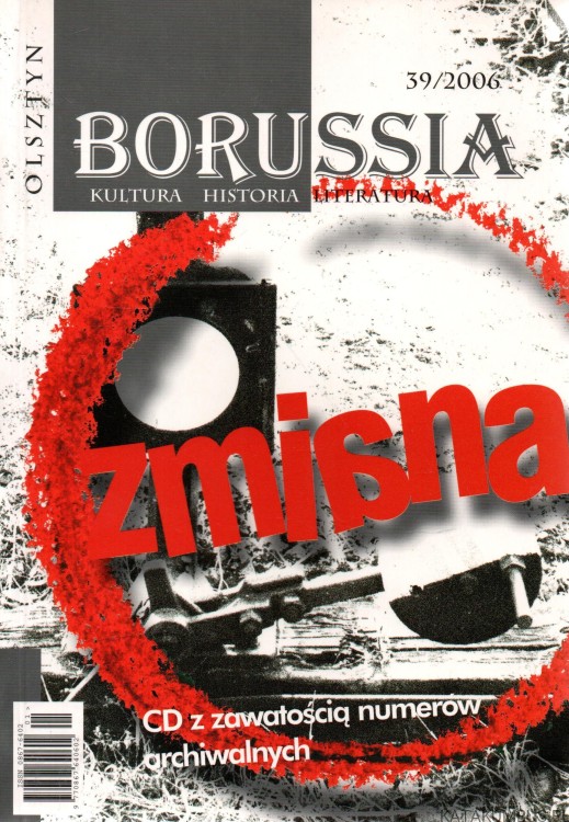 Borussia. nr. 39. Zmiana. PRACA ZBIOROWA.